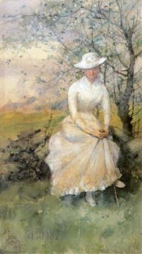 Spring Artwork by Frederick Childe Hassam