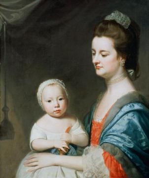 Mrs Marton And Her Son Oliver Artwork by George Romney
