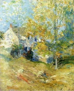 The Artist's House Through The Trees Artwork by John Twachtman