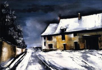 The Road Along The Park Artwork by Maurice De Vlaminck