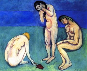 Bathers with a Turtle Artwork by Henri Matisse