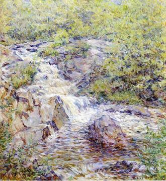 Buttermilk Falls Artwork by Robert Lewis Reid