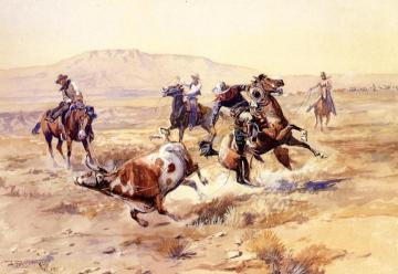 The Renegade Artwork by Charles Marion Russell