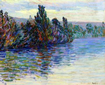 Banks Of The Seine Artwork by Auguste Herbin