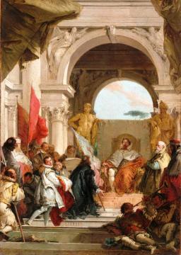 Study For The Investiture Of Bishop Harold As Duke Of Franconia Artwork by Giovanni Battista Tiepolo