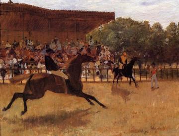 The False Start Artwork by Edgar Degas