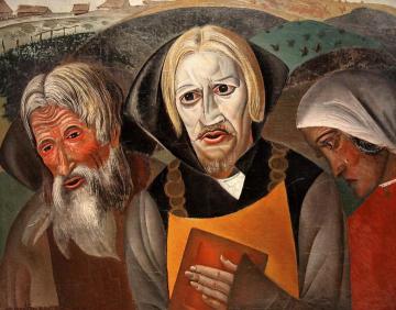 Vasily Kachalov As Czar Fedor Artwork by Boris Grigoriev