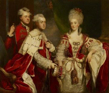 George, 2nd Earl Harcourt, His Wife Elizabeth And Brother, William Artwork by Sir Joshua Reynolds