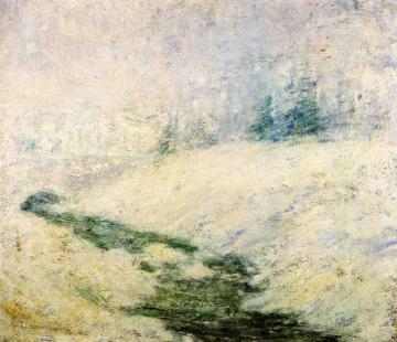 Winter Scene Artwork by John Twachtman