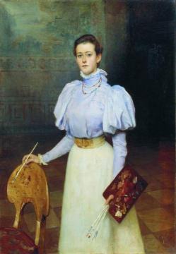 Portrait of M.S. Sheremeteva Artwork by Nikolai Petrovich Bogdanov-belsky