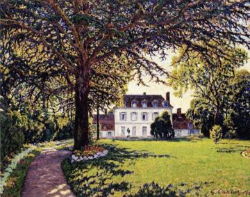 The Park of the Chateau at Perigny Artwork by Gustave Cariot