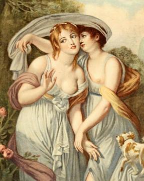 Confidences Artwork by Jean-Baptiste Greuze