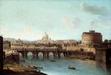 Rome: View Of The Tiber Artwork by Antonio Joli