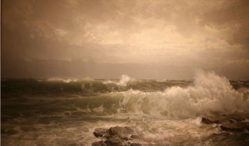 Breakers at Beaver Trail Artwork by William Trost Richards