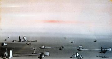 Surrealist Composition Artwork by Yves Tanguy