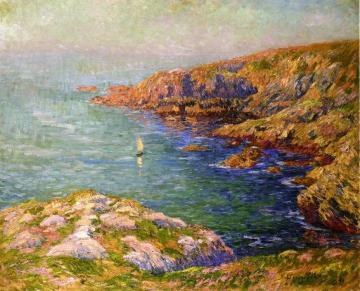 Calm, Coast of Brittany Artwork by Henry Moret