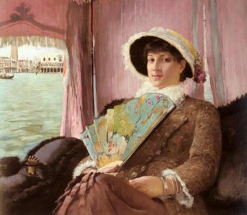 Girl in a Gondola Artwork by Georg Pauli