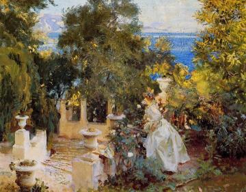 A Garden In Corfu Artwork by John Singer Sargent