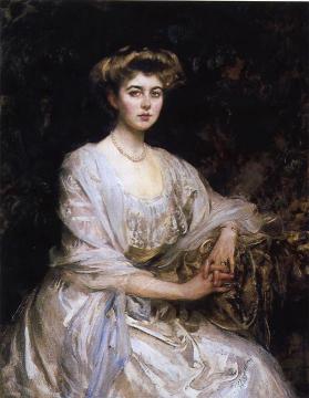 Princess Margaret "Daisy" of Connaught, later Queen consort to Gustav Adolf VI of Sweden Artwork by Sir James Jebusa Shannon