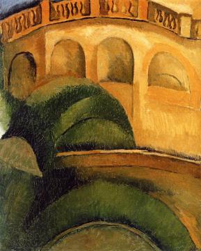 Arcades à l'Estaque Artwork by Raoul Dufy