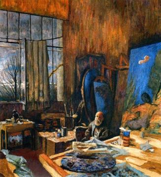 Edouard Vuillard in his Atelier Artwork by Ker Xavier Roussel