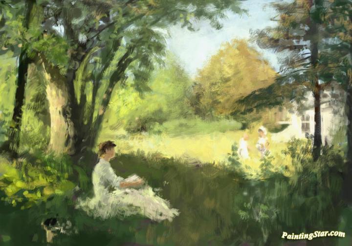 Summer Artwork by Albert Edelfelt