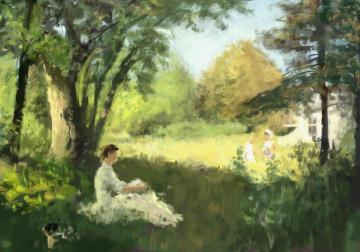 Summer Artwork by Albert Edelfelt