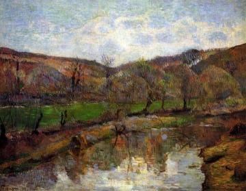 Aven Valley, Upstream of Pont-Aven Artwork by Paul Gauguin