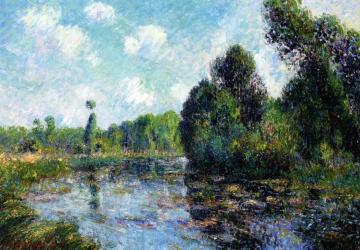 A Bend in the River, the Eure at Saint Cyr-du-Vaudreuil Artwork by Gustave Loiseau