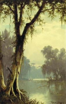 A Louisiana Bayou Artwork by Joseph Rusling Meeker