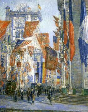 Avenue of the Allies Artwork by Frederick Childe Hassam