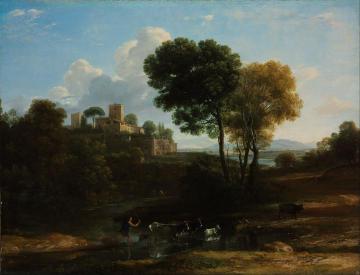 Villa in the Roman Campagna Artwork by Claude Lorrain