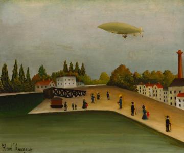 View Of The Quai D'ovry Artwork by Henri Rousseau