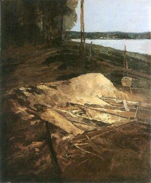 Saw Pit Artwork by Carl Eduard Schuch