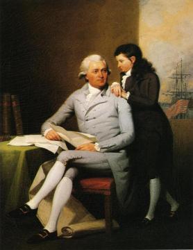 Jeremiah Wadsworth and His Son Daniel Wadsworth Artwork by John Trumbull