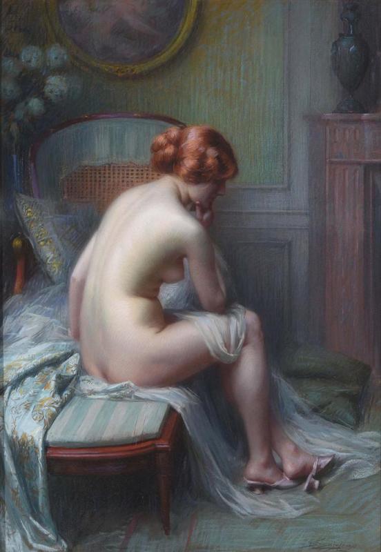The Undressed Model Artwork by Delphin Enjolras