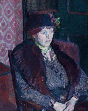 Mrs Victor Sly Artwork by Harold Gilman