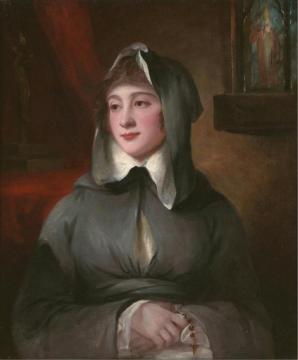 Portrait Of Madame Larcena, In A Nun's Habit Artwork by George Romney