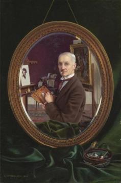 My Reflection Artwork by Charles Spencelayh