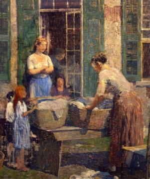 Washer Woman Artwork by Robert Spencer