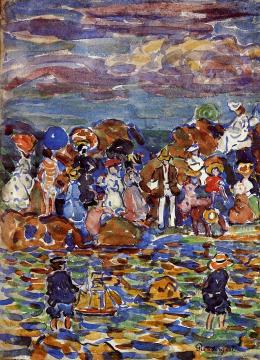 St. Malo Artwork by Maurice Prendergast