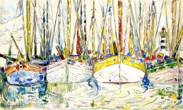 The Tuna Boats, Groix Artwork by Paul Signac