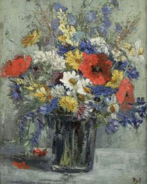 Vase Of Flowers Artwork by Marcel Dyf