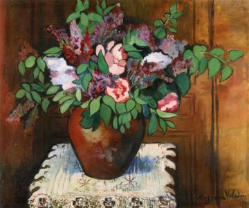 Vase Of Flowers Artwork by Suzanne Valadon