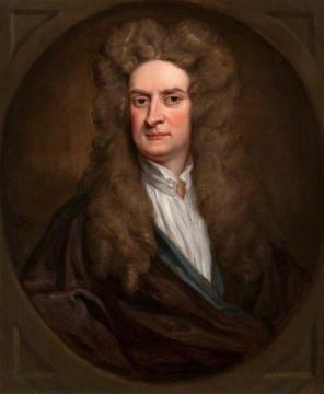 Sir Isaac Newton Artwork by Sir Godfrey Kneller