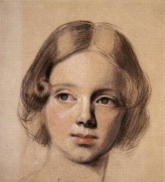 Head of Emma Sandys Artwork by Anthony Frederick Sandys