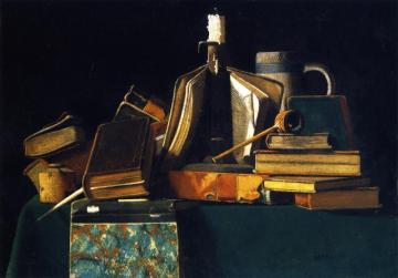 After Night's Study Artwork by John Frederick Peto