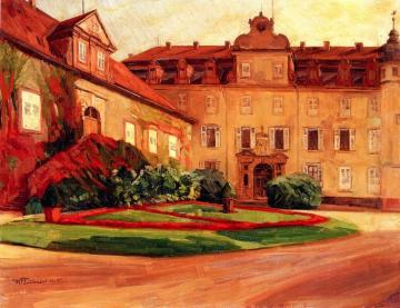 Baden-baden Castle Artwork by Wilhelm Trübner