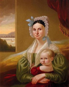 Mrs. David Steele Lamme and Son, William Wirt Artwork by George Caleb Bingham