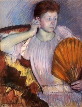 Contemplation Artwork by Mary Cassatt